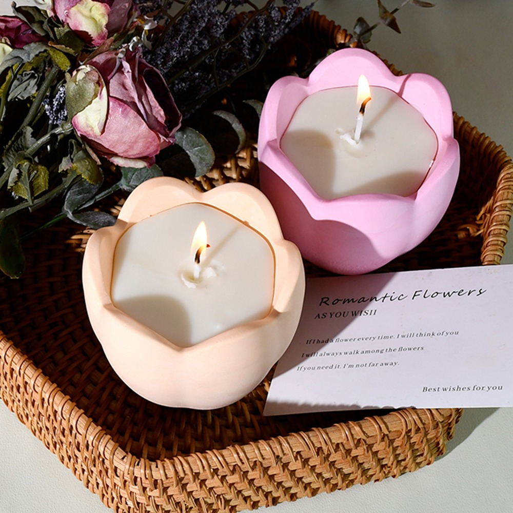 ทิวลิปเทียนผู้ถือแม่พิมพ์ซิลิโ - Candle Containers บทวิจารณ์และราคา