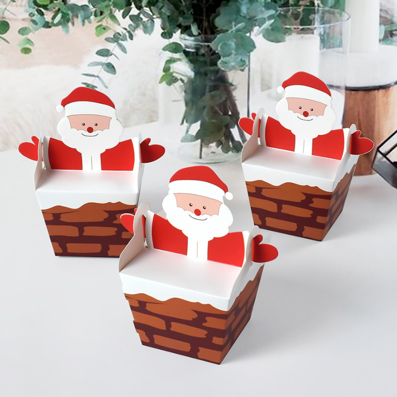 กล่องกระดาษลายซานตาคลอสปีนปล่อ - Candle Containers บทวิจารณ์และราคา