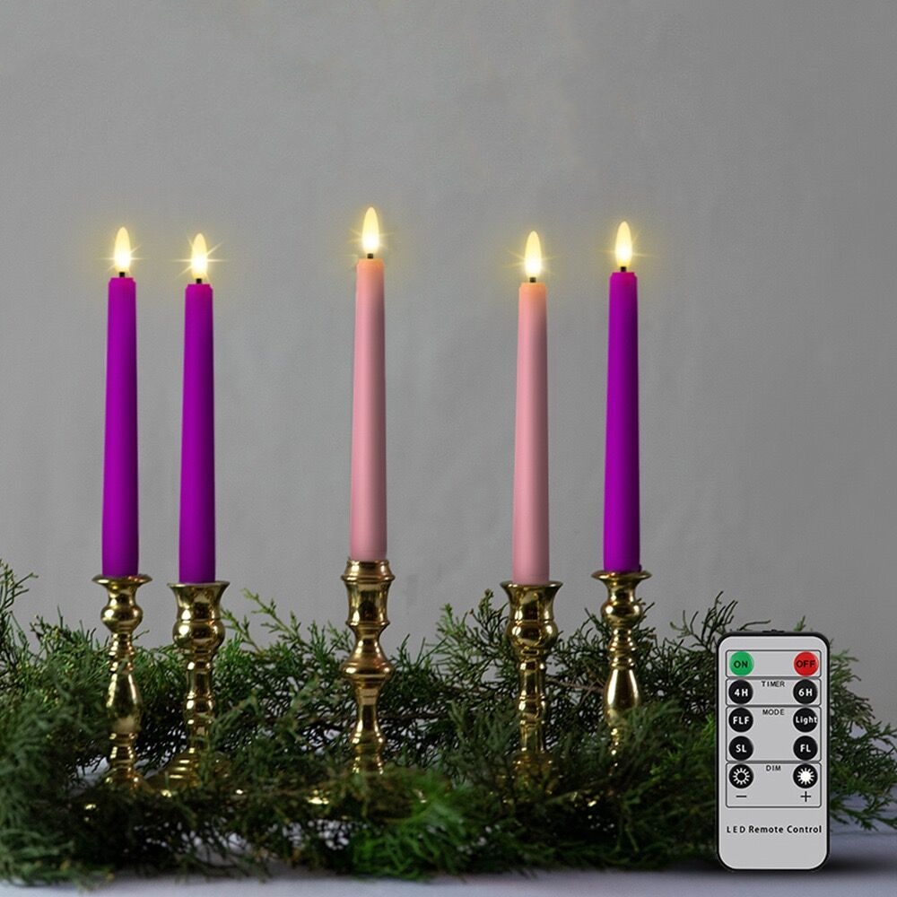 เทียน LED ขนาด 8 นิ้ว แบบกระพร - Candle Wick บทวิจารณ์และราคา