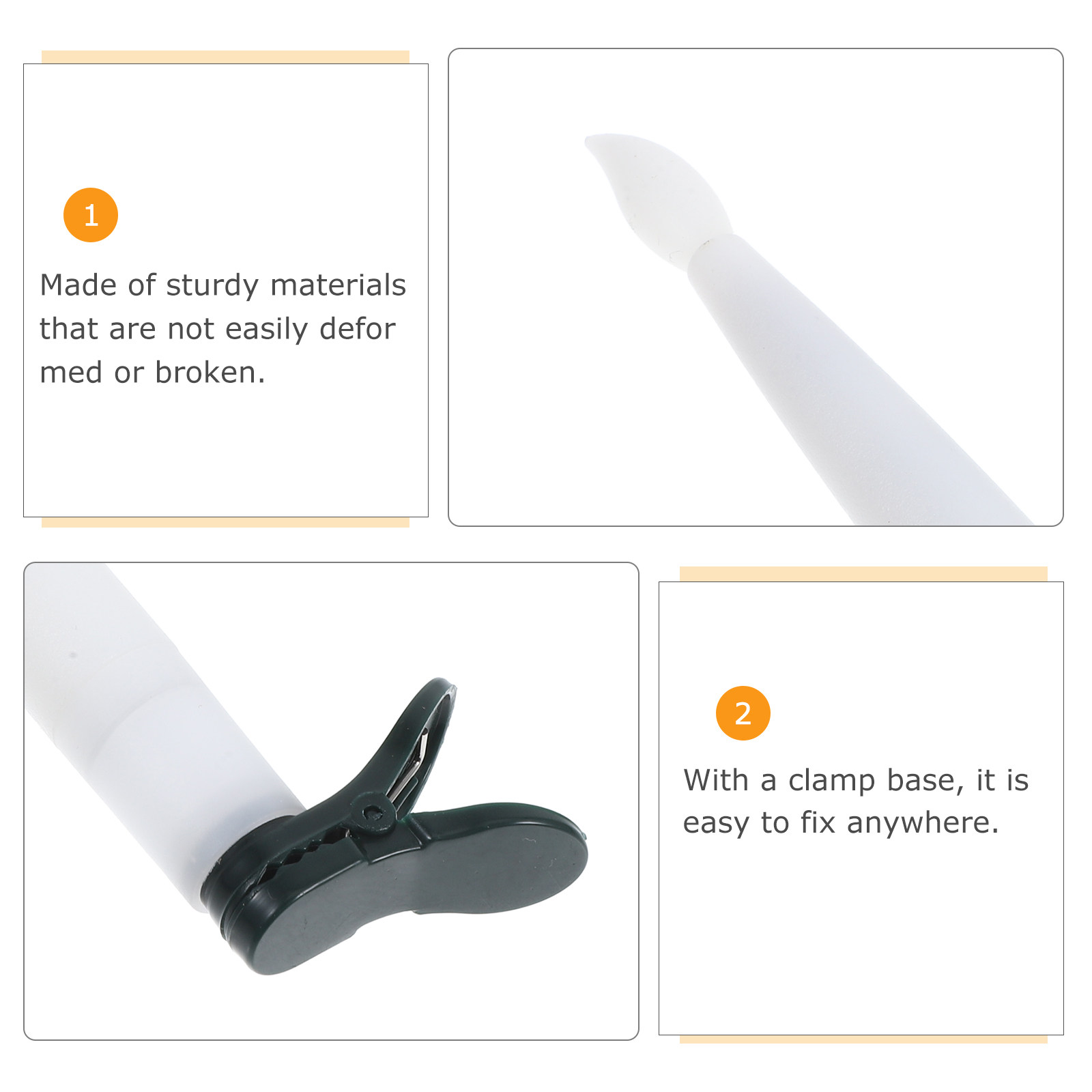 12 ชุด เทียนติดต้นคริสต์มาส เท - Paraffin Wax บทวิจารณ์และราคา