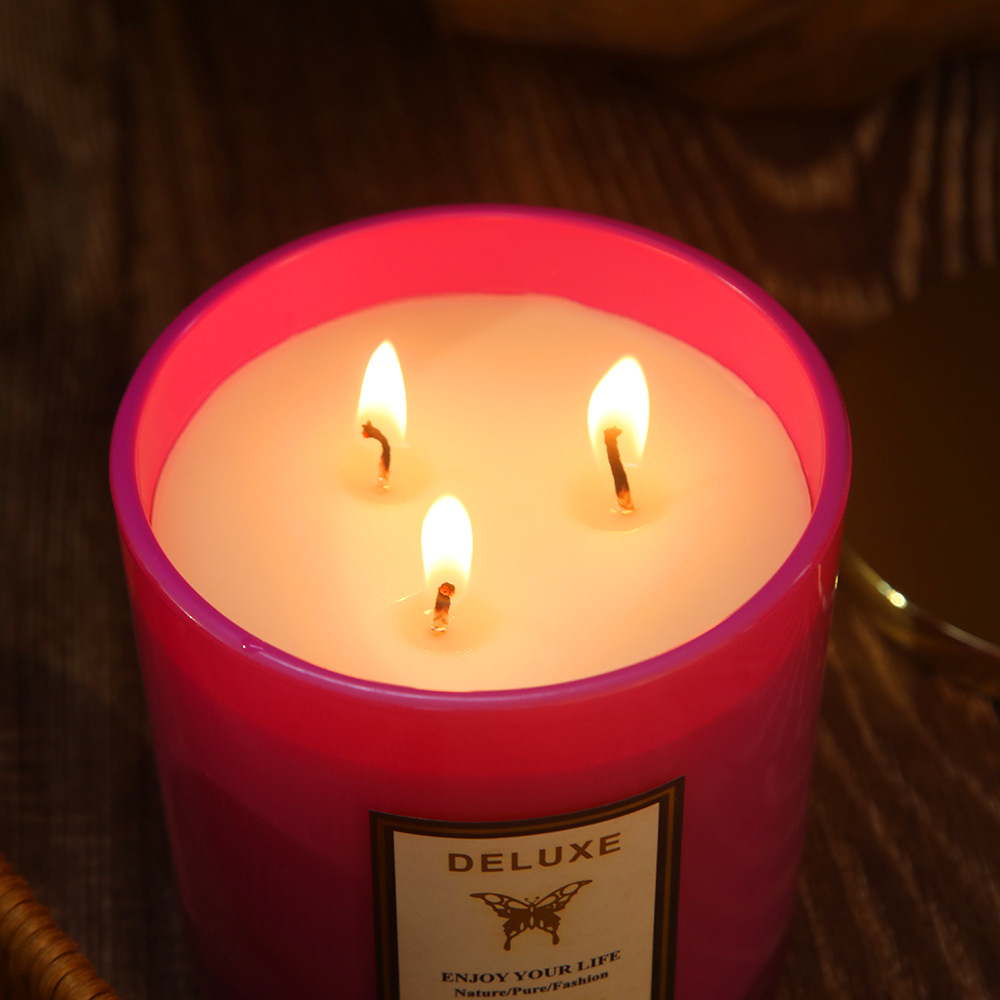 เทียนหอมแก้วฝาทอง 400 กรัม สำห - Candle Fragrance บทวิจารณ์และราคา