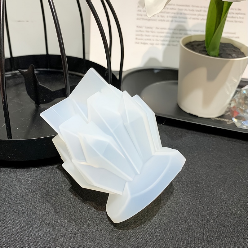 1 pcCrystal Cluster ตกแต่งแม่พ - Candle Molds บทวิจารณ์และราคา