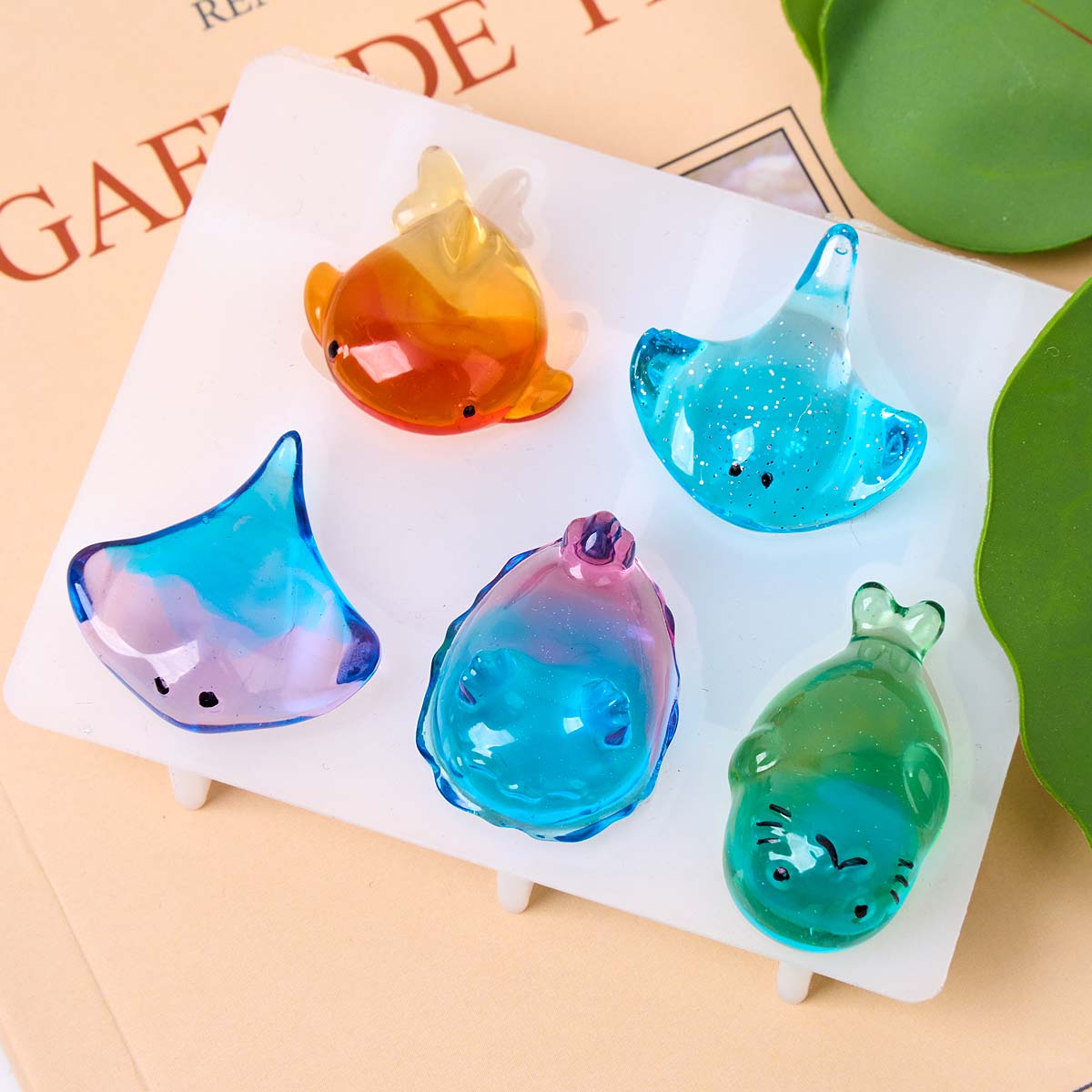 แม่พิมพ์ซิลิโคนรูปปลากระเบน 3  - Candle Molds บทวิจารณ์และราคา