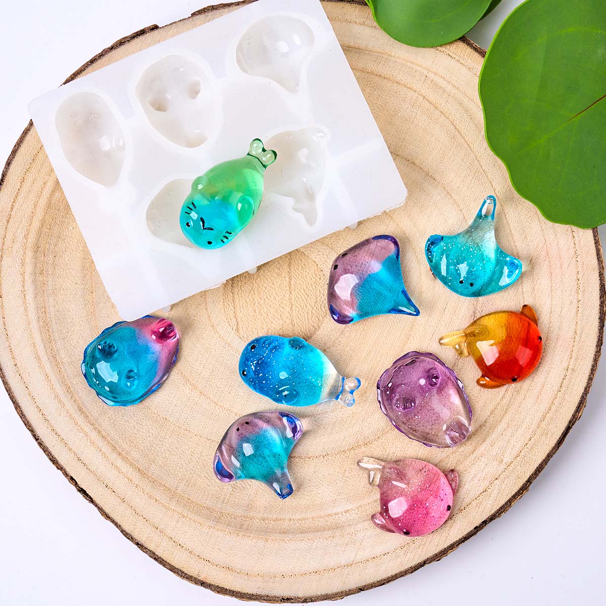 แม่พิมพ์ซิลิโคนรูปปลากระเบน 3  - Candle Molds บทวิจารณ์และราคา