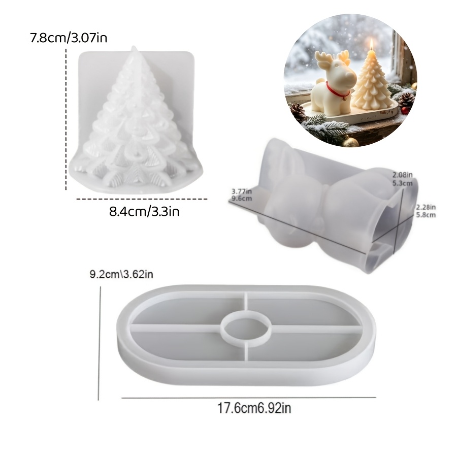 ชุดแม่พิมพ์ซิลิโคนดินเหนียว 3  - Candle Making Kit บทวิจารณ์และราคา
