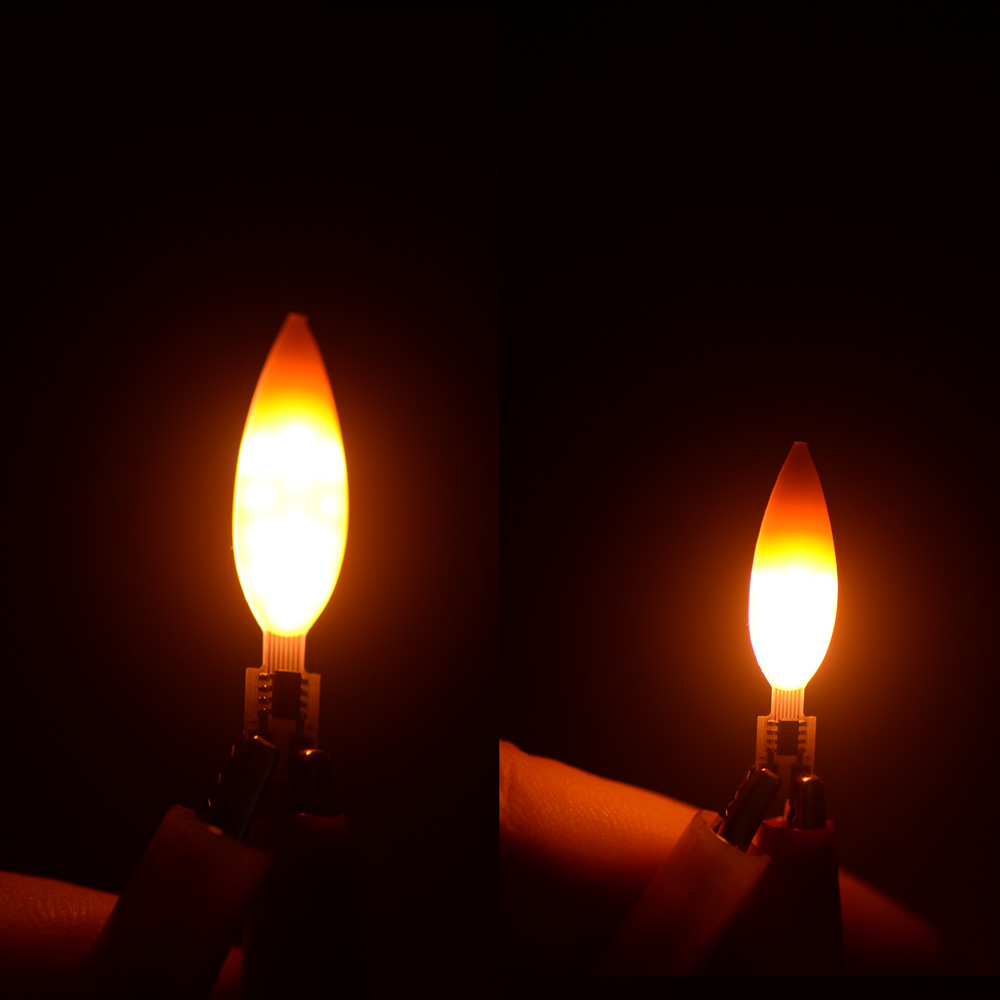 ไฟ LED แบบกะพริบ DC 3V สำหรับไ - Candle Wick บทวิจารณ์และราคา