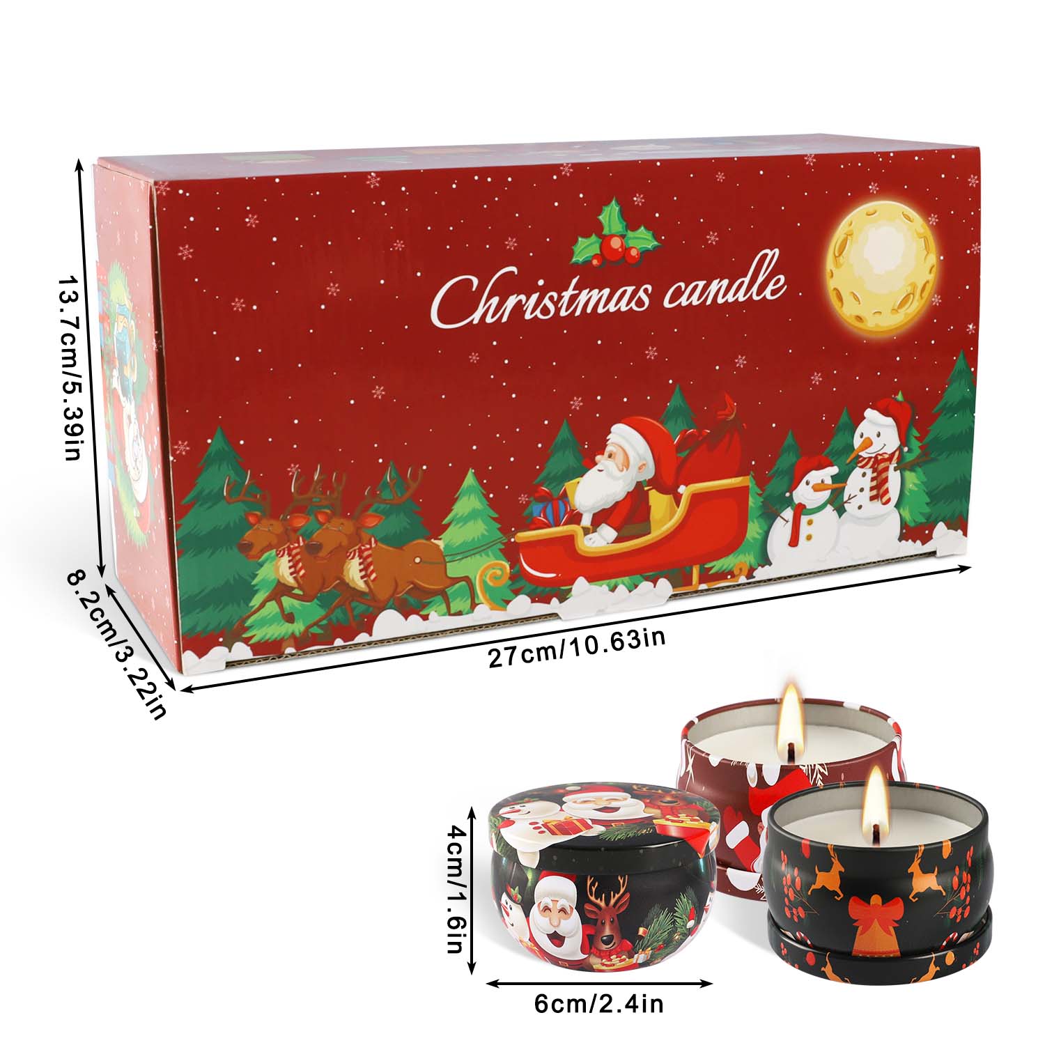 ชุดเทียนหอมกลิ่นคริสต์มาส 16 ช - Silk Candle บทวิจารณ์และราคา