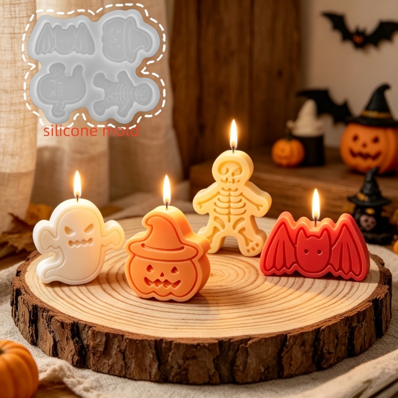 ชุดแม่พิมพ์ซิลิโคน 4 ช่องสำหรั - Candle Molds บทวิจารณ์และราคา