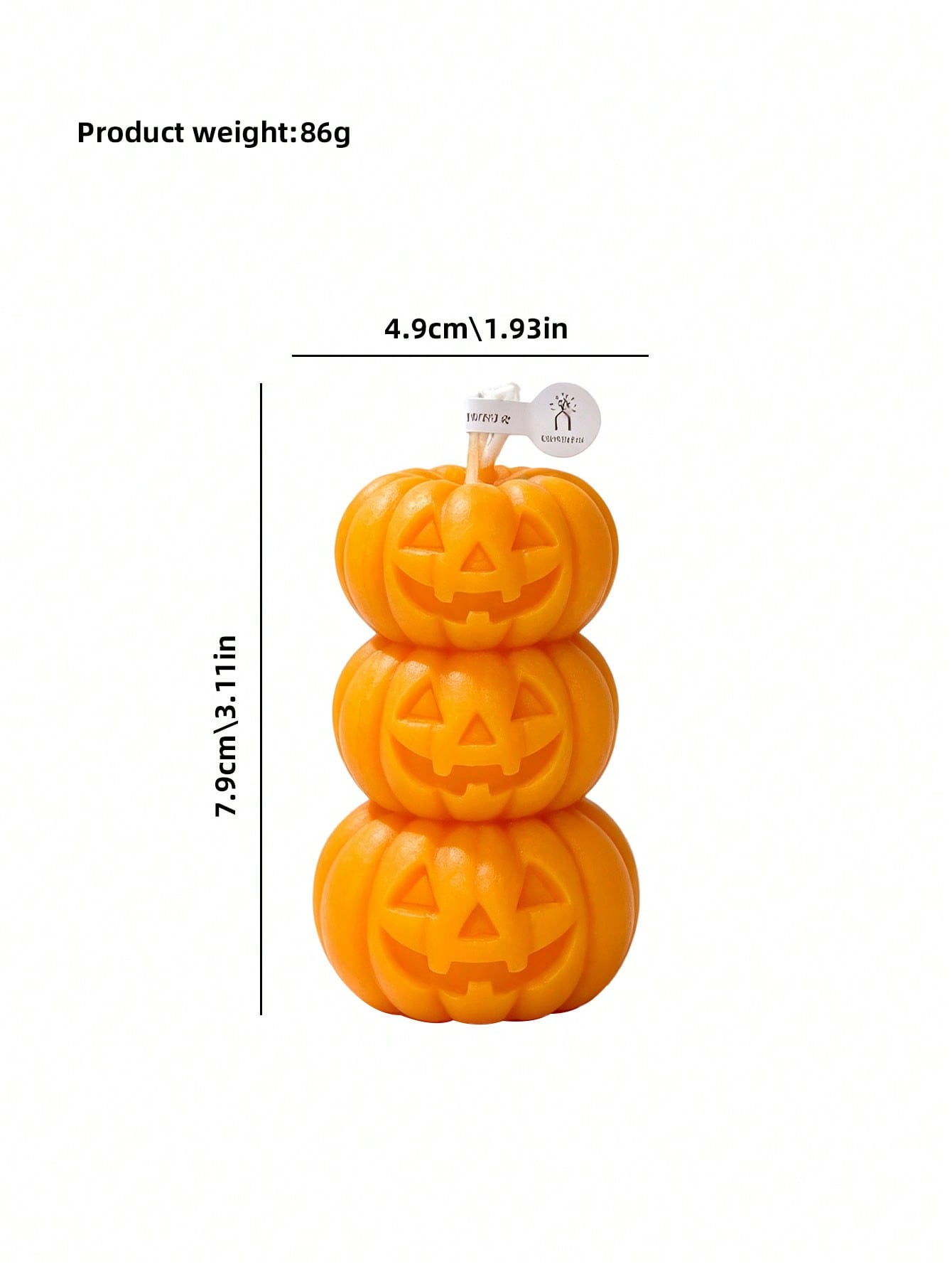 เทียนรูปฟักทอง 3 ชั้นสำหรับฮาโ - Candle Fragrance บทวิจารณ์และราคา