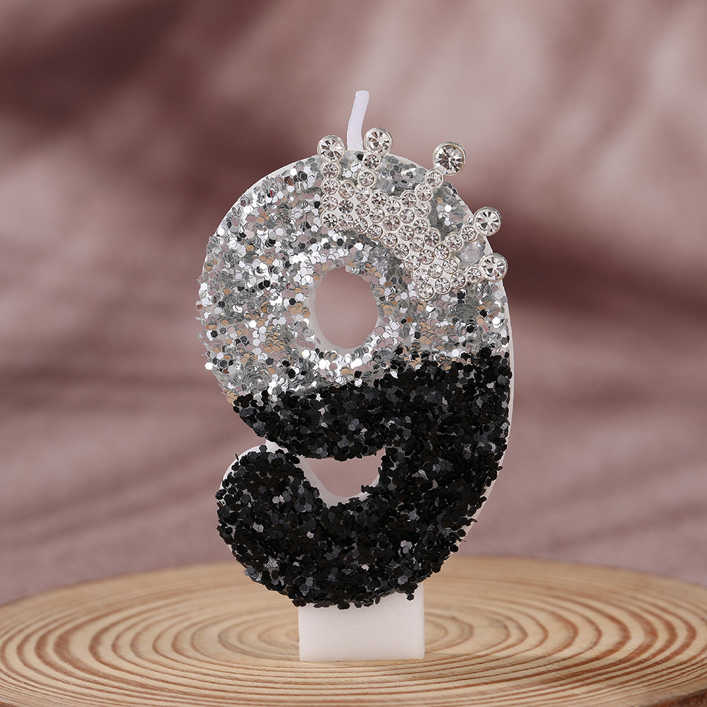 เทียนดิจิตอลทำมือสีดำไล่เฉดสีเ - Silk Candle บทวิจารณ์และราคา